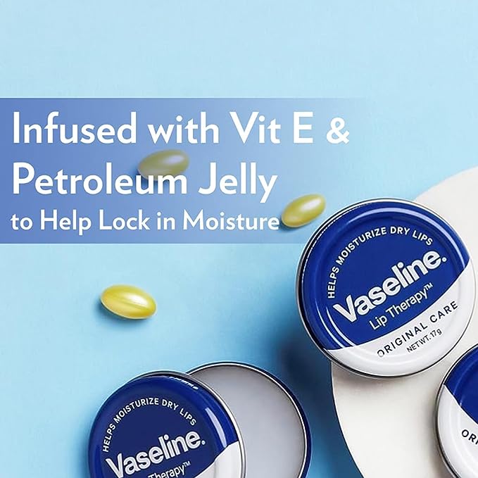Vaseline Lip Tins Original Care, 17g Clear Vaseline Lip Tins Original Care, 17g Clear